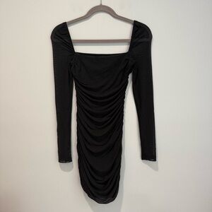 Princess Polly Black Long Sleeve Dress